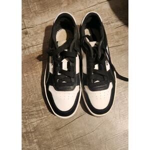 Puma Black And White Platform Shoes 4.5